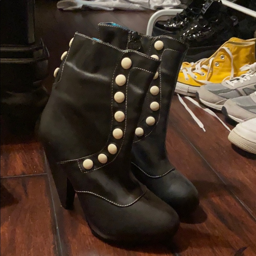 Black booties